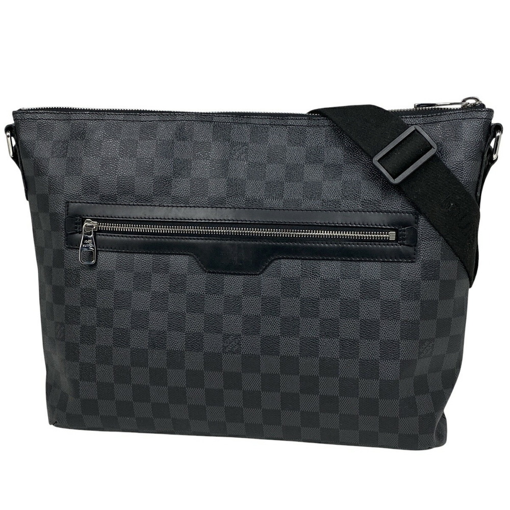 Louis Vuitton Mick Shoulder Bag Damier Graphite Black